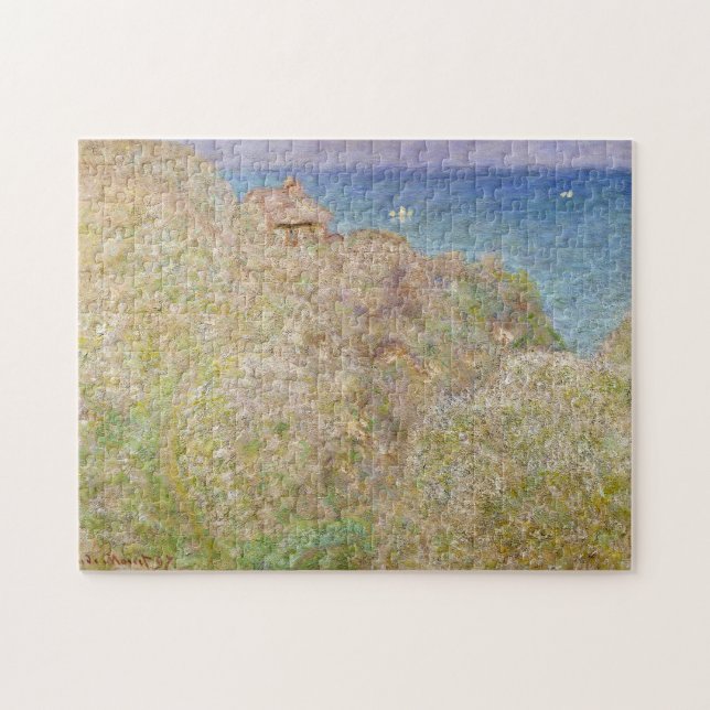 Quebra-cabeça Cliff em Varengeville Monet Fine Art (Horizontal)