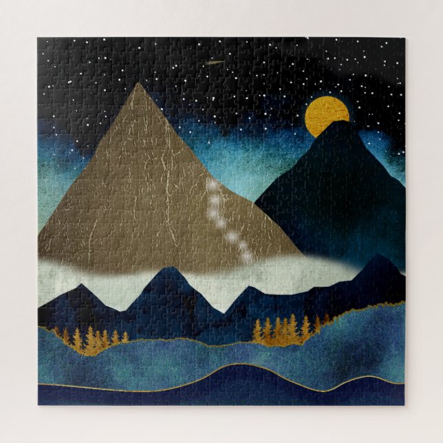 Quebra-cabeça Climas de montanha do ouro (Vertical)