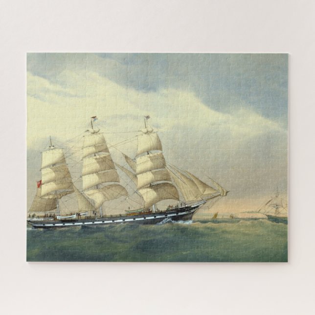 Quebra-cabeça Clipper Navio Helen Pembroke 1870 (Horizontal)