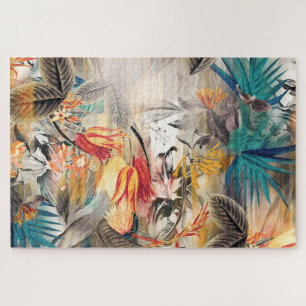 Quebra-cabeça Cloridrato Tropical Moderno Exótico