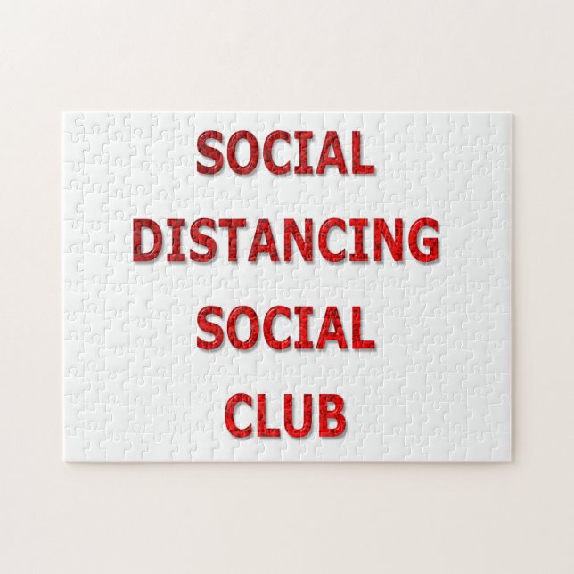 Quebra-cabeça Clube de Distanciamento Social (Horizontal)