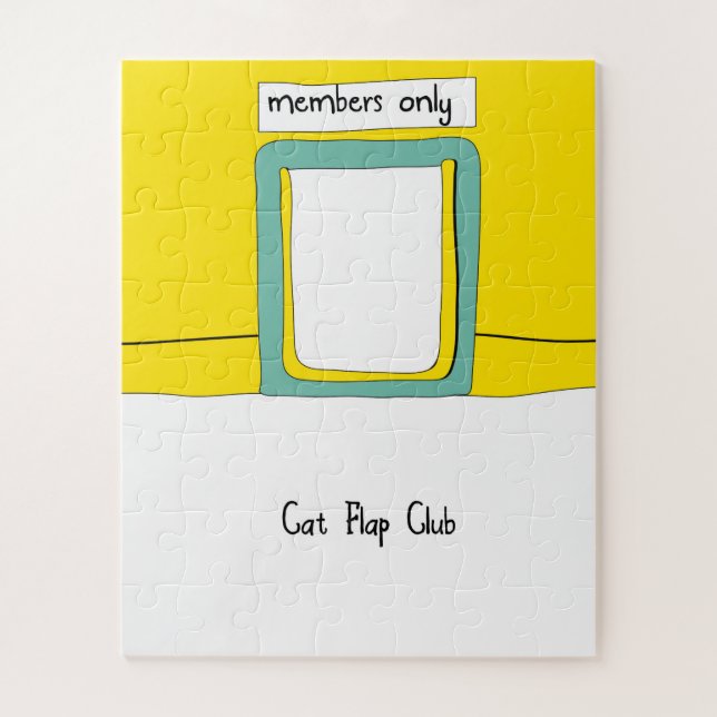 Quebra-cabeça Clube de Portinhola de Gato Desenho (Vertical)