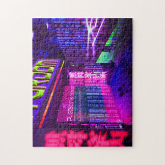 Quebra-cabeça Clube nocturno futurista do Cyberpunk