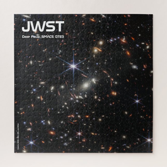 Quebra-cabeça Cluster Galxy de Campo Profundo JWST SMACS 0723 (Vertical)