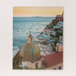 Quebra-cabeça Coastline Positano, Costa Amalfi, Itália
