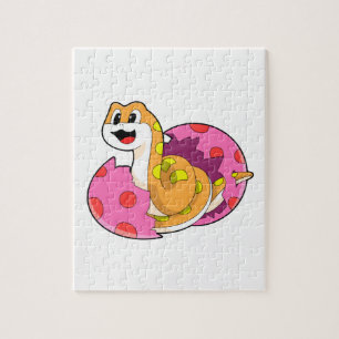 Quebra-cabeça Cobra com Ovo