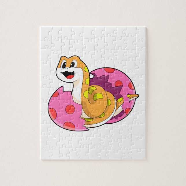 Quebra-cabeça Cobra com Ovo (Vertical)