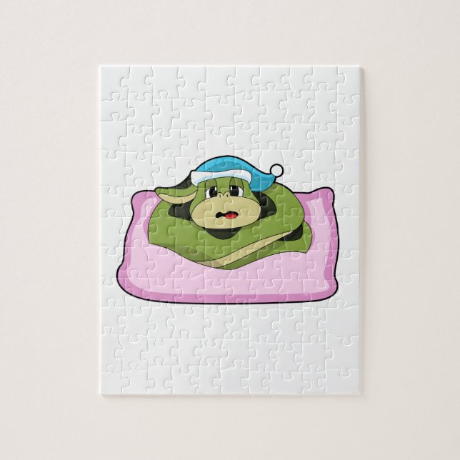 Quebra-cabeça Cobra de dormir com o Nightcap (Vertical)