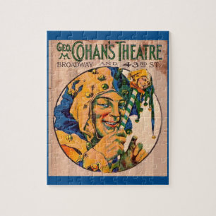 Quebra-cabeça cobrir do playbill do Teatro do 1920 Cohan