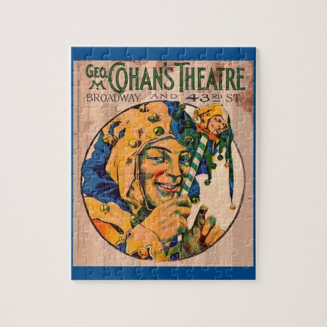 Quebra-cabeça cobrir do playbill do Teatro do 1920 Cohan (Vertical)