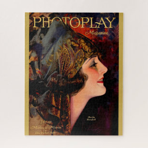 Quebra-cabeça cobrir para revista Photoplay 1920