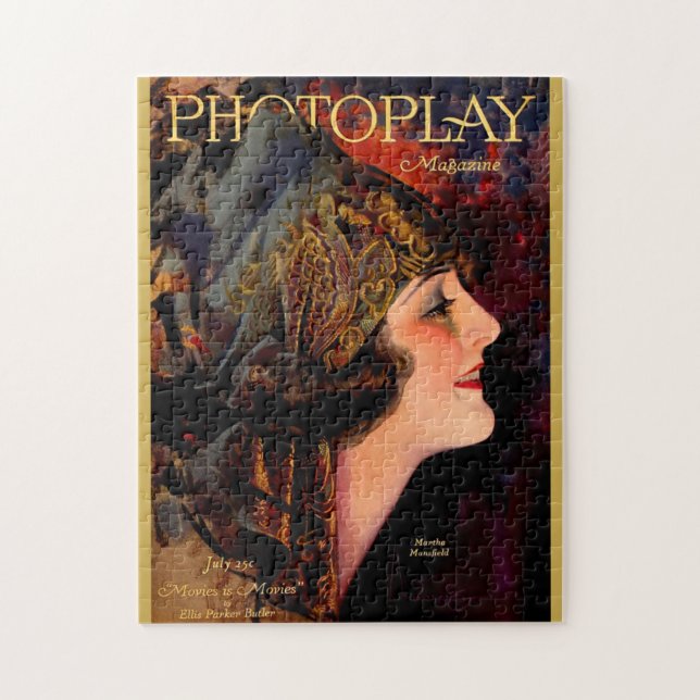 Quebra-cabeça cobrir para revista Photoplay 1920 (Vertical)