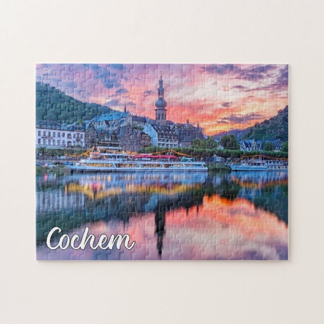 Quebra-cabeça Cochem, Alemanha (Horizontal)