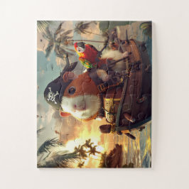 Quebra-cabeça Cochon d'Inde Pirate à l'Aventure - Puzzle