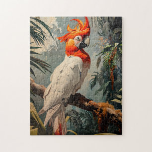 Quebra-cabeça Cockatoo Portrait Vintage