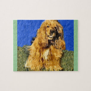 Quebra-cabeça Cocker Spaniel Art