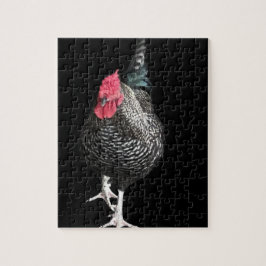 Quebra-cabeça Cockerel preto n.o 3