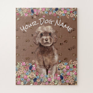 Quebra-cabeça Cockerpoo Spoodle Cockerdoodle Cockapoo Cachorro M