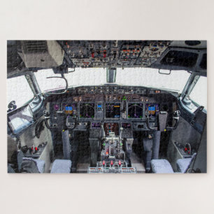 Quebra-cabeça Cockpit de jato comercial