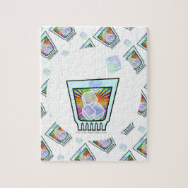 QUEBRA-CABEÇA COCKTAIL - VELHO FASHIONA - VIDRO DE ROCHAS