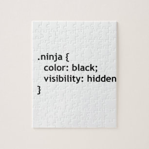 Quebra-cabeça código ninja, script