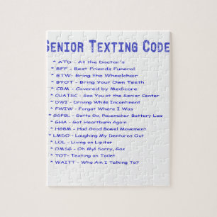 Quebra-cabeça Código superior de Texting