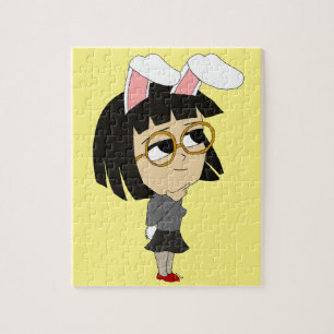 Quebra-cabeça coelhinha chibi