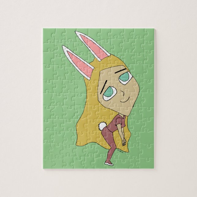 Quebra-cabeça coelhinha chibi (Vertical)