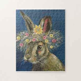 Quebra-cabeça Coelho celebra Primavera