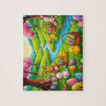 Coelho de Páscoa Caprichoso & Amigos Puzzle