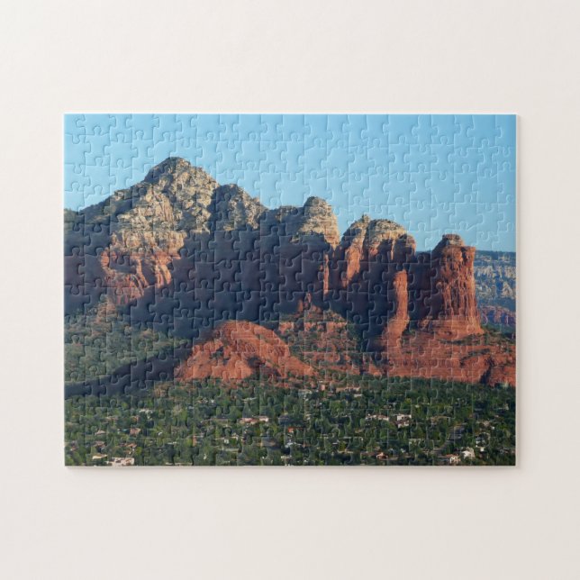 Quebra-cabeça Coffee Pot Rock I em Sedona Arizona (Horizontal)