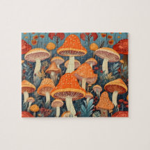 Cogumelos Coloridos de Cottagecore