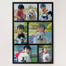 Colagem da família de imagens personalizada jumbo 