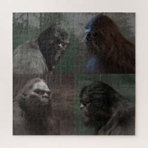 QUEBRA-CABEÇA COLAGEM DE BIGFOOT SASQUATCH