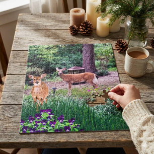 Quebra-cabeça Colagem de Fotografias de Deer da Wildlife Doe Dee