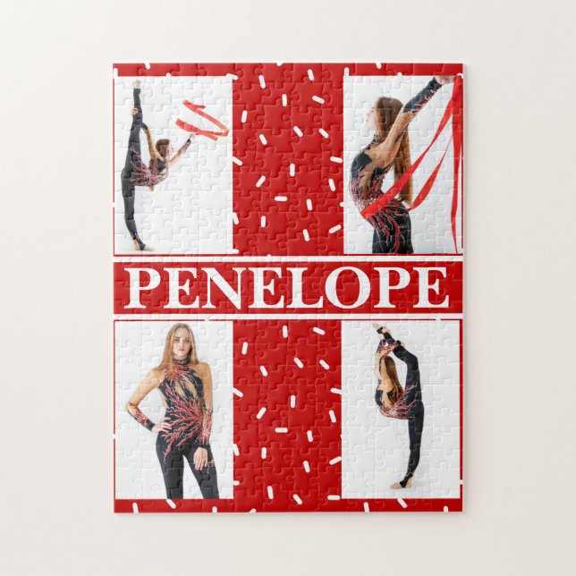 Quebra-cabeça Colagem de Fotografias de Natal Sprinkle 4 (Vertical)