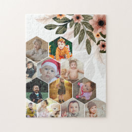 Quebra-cabeça Colagem de Fotos 12 Floral design