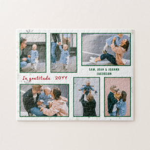 Quebra-cabeça Colagem de Fotos da Família 6 Imagens White Person