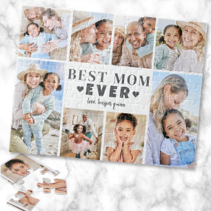 Quebra-cabeça Colagem de Fotos da Melhor Mãe