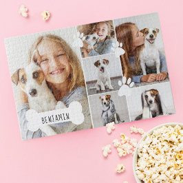 Quebra-cabeça Colagem de Fotos de Impressão de Cachorro Pet Pers