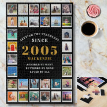 Colagem de Fotos de Memórias da Família no 21º Ani