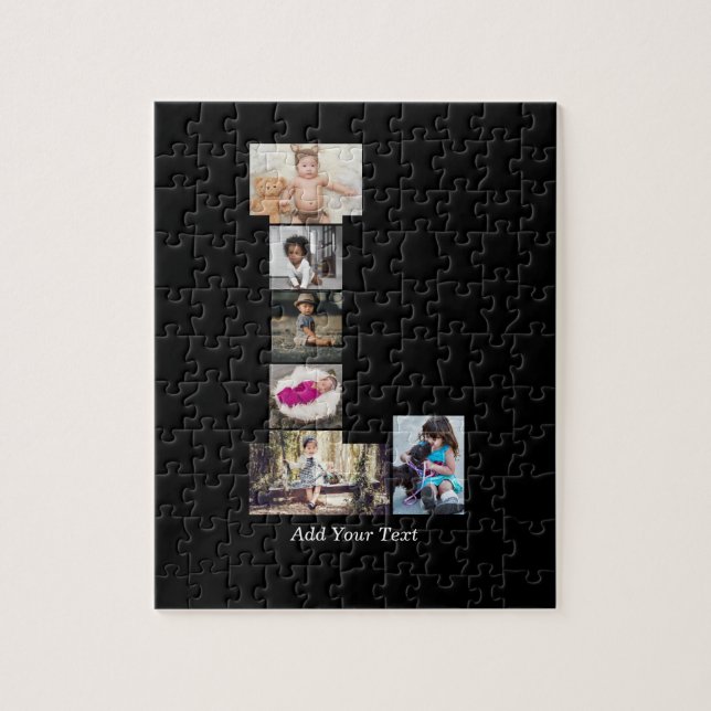 Quebra-cabeça Colagem de Fotos em Preto e Branco L (Vertical)