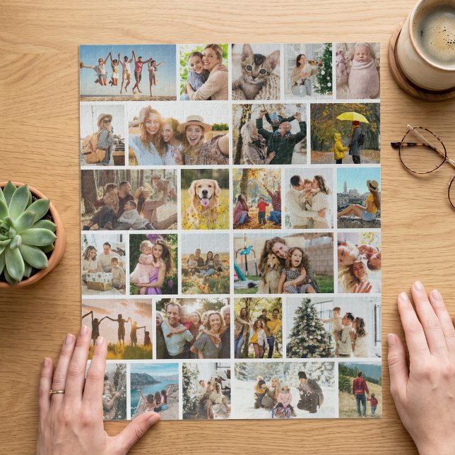 Quebra-cabeça Colagem de Fotos Personalizada 28 (Criador carregado)