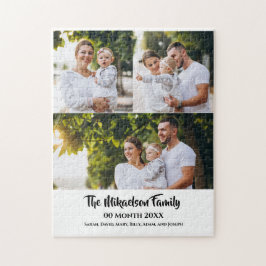 Quebra-cabeça Colagem de Fotos Personalizada da Família 3