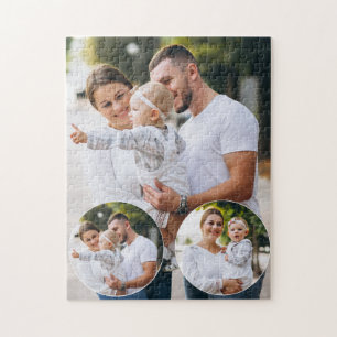 Quebra-cabeça Colagem de Fotos Personalizada da Família 3
