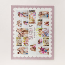 Quebra-cabeça Colagem de Fotos Personalizada de 16 Fotos Melhor 