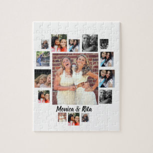 Quebra-cabeça Colagem de Fotos Personalizada dos Melhores Amigos