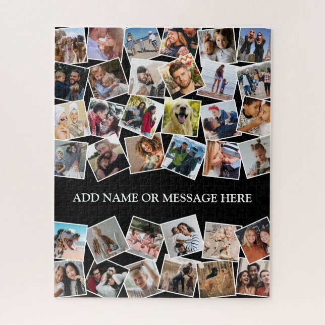 Quebra-cabeça Colagem de Fotos Personalizadas 36 Imagens (Vertical)