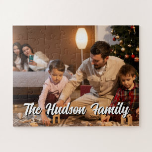 Quebra-cabeça Colagem de Fotos Personalizadas da Família