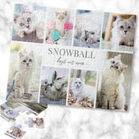 Colagem de Fotos Personalizadas de Animais de Esti